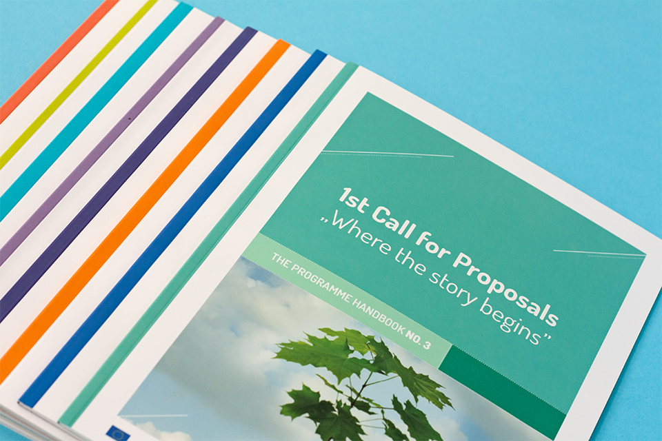 We designed the series of 8 handbooks for The Centre Of European Projects
