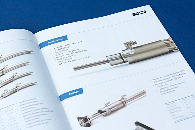 Product Catalogue for LinMot