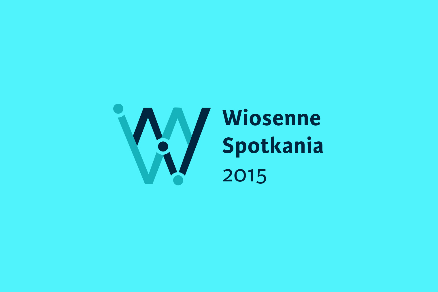 We've created full corporate ID for a Wiosenne Spotkania 2015 Conference