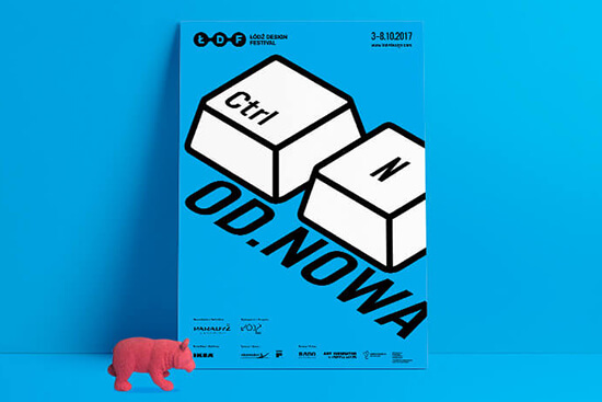 Identyfikacja wizualna Łódź Design Festival 2017