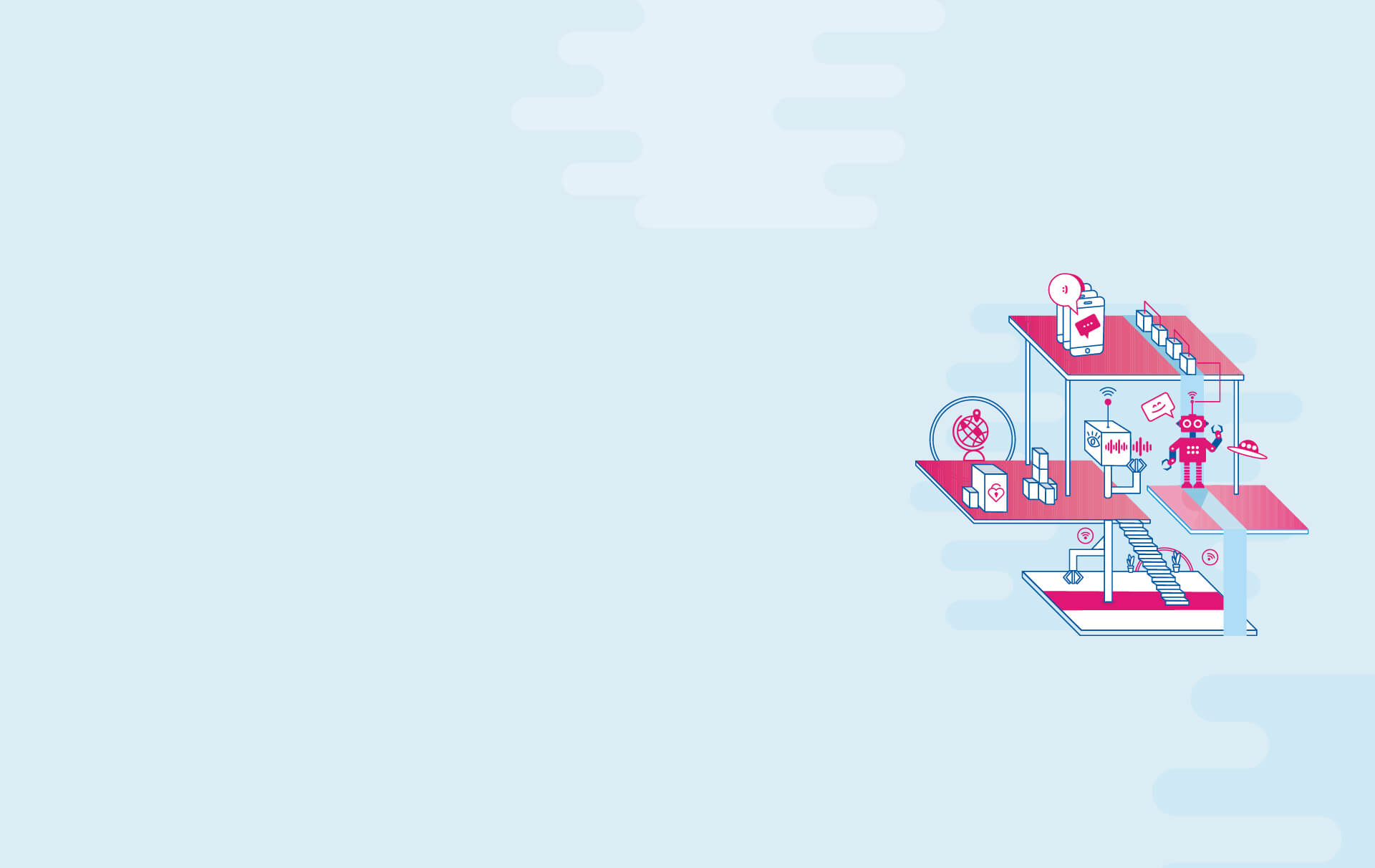 WARP Future Communication - identyfikacja wydarzenia w hub:raum Kraków