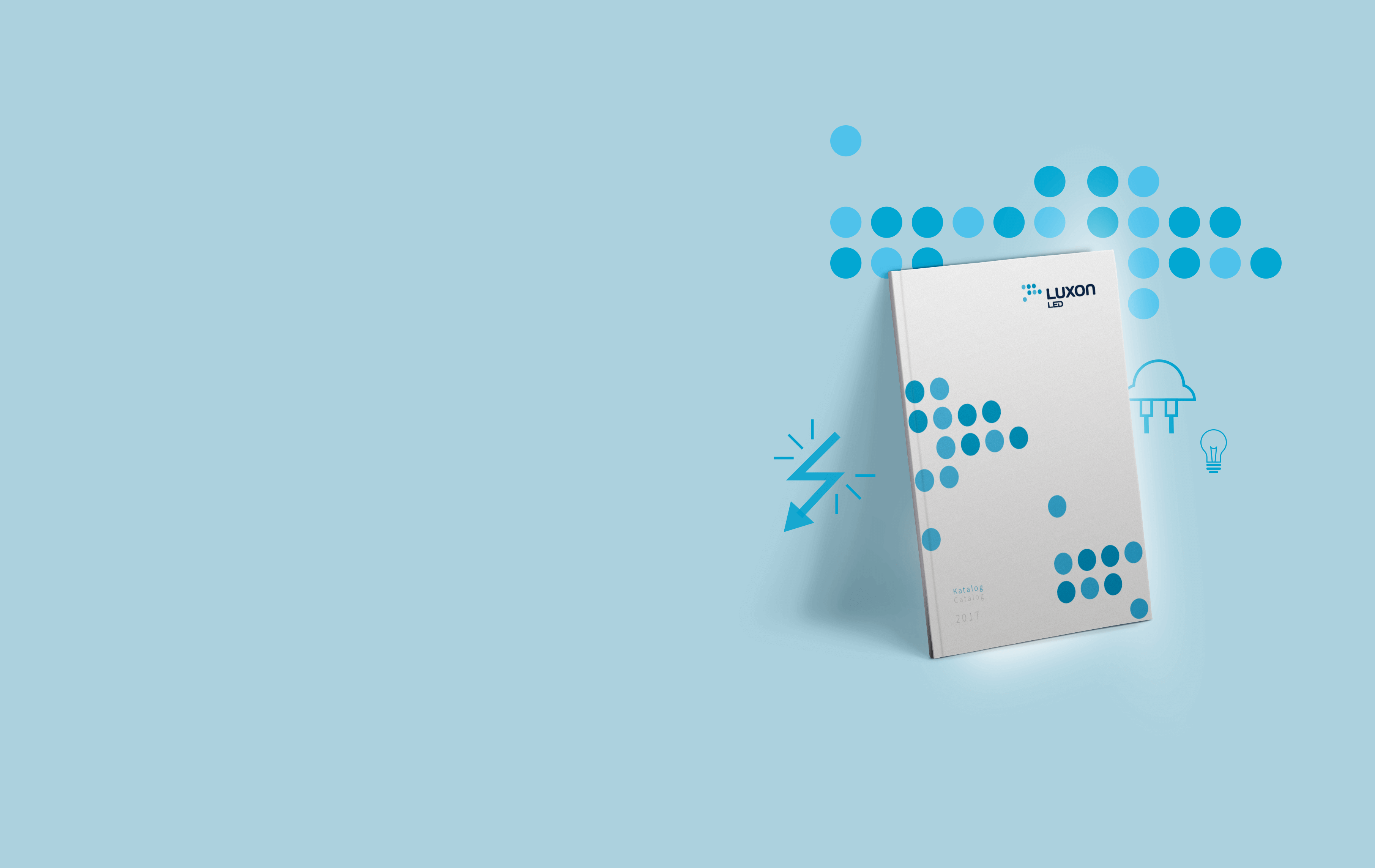 Zaprojektowaliśmy całkiem zgrabny katalog produktów dla firmy Luxon