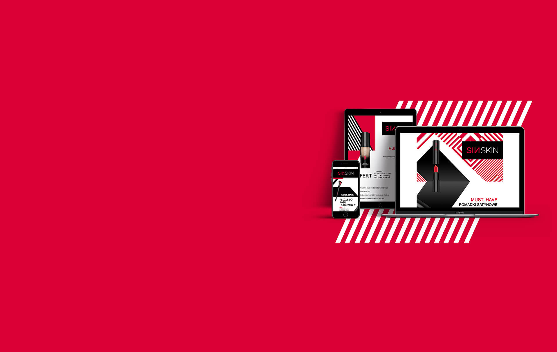 Kreacje Rich Content dla SINSKIN