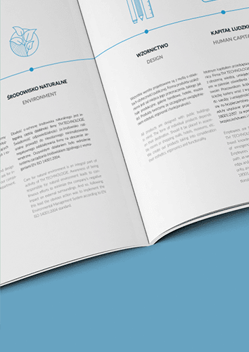 Katalog inwestycyjny 2017, projekt dla TM Technologie