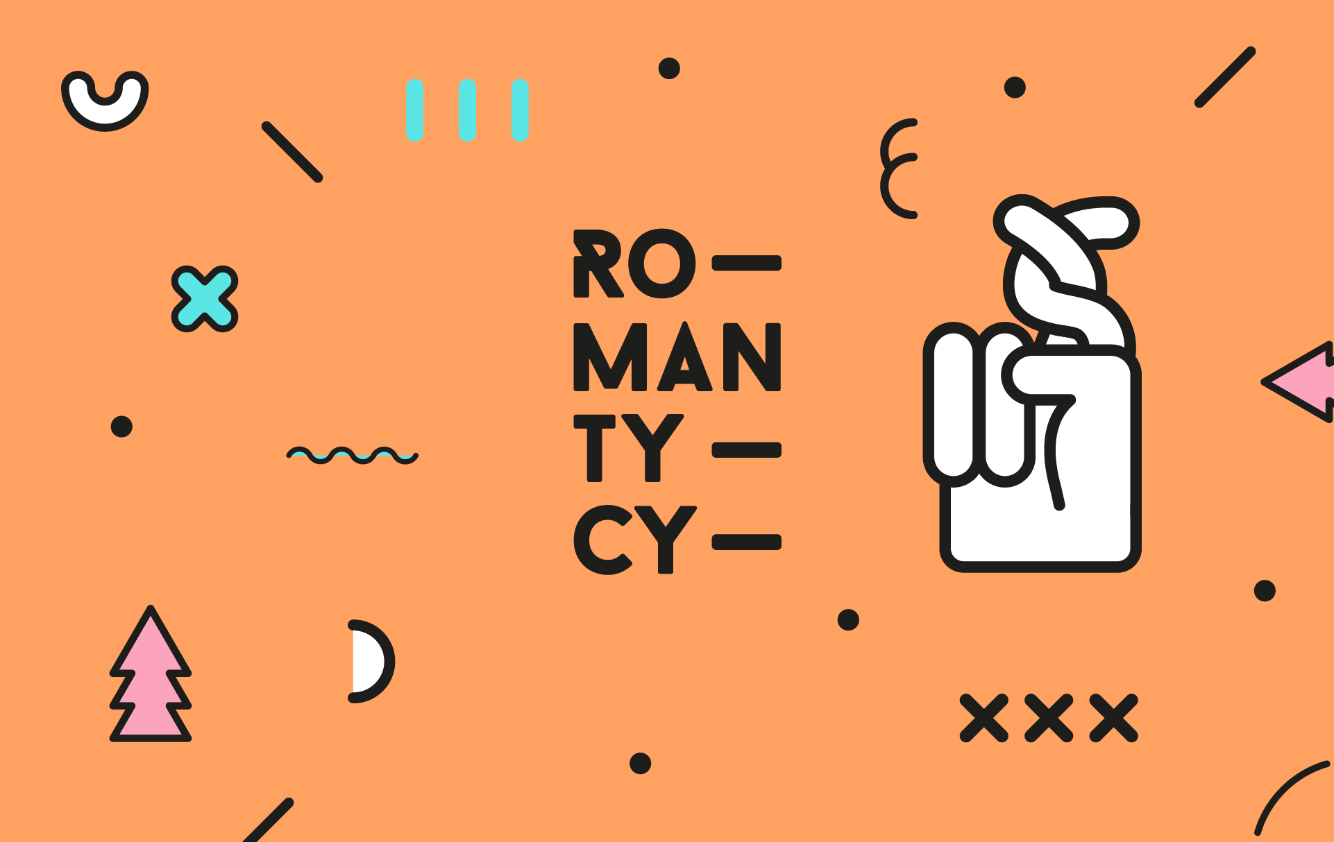 ROMANtycy - seria plakatów i grafik zaprojektowanych przez nasze Studio